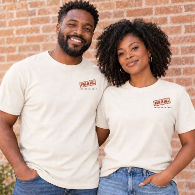 Paid in Full Tee Natural front