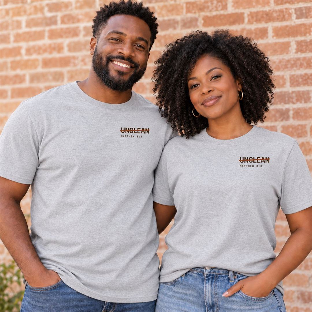 He Didn't Flinch Tee Athletic Heather front