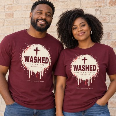 Washed Tee Maroon