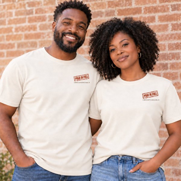 Paid in Full Tee Natural front