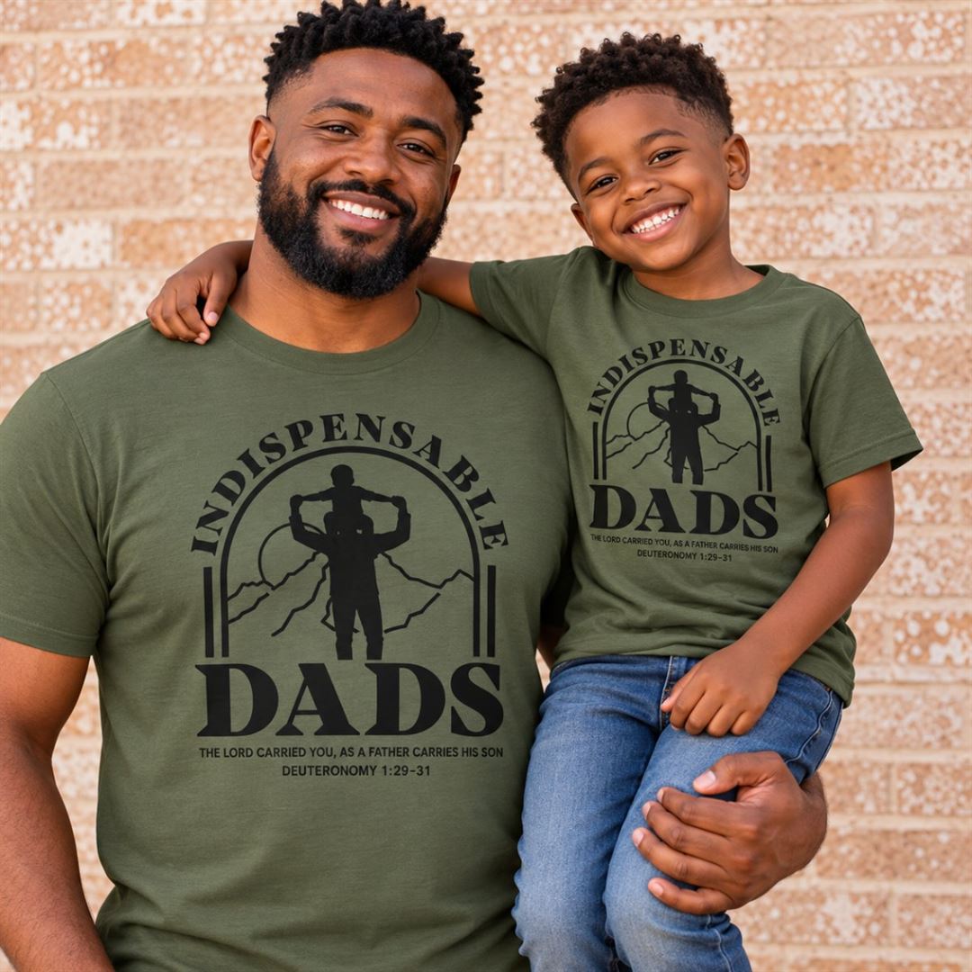 Indispensable Dads Ready to Ship Tee Military Green