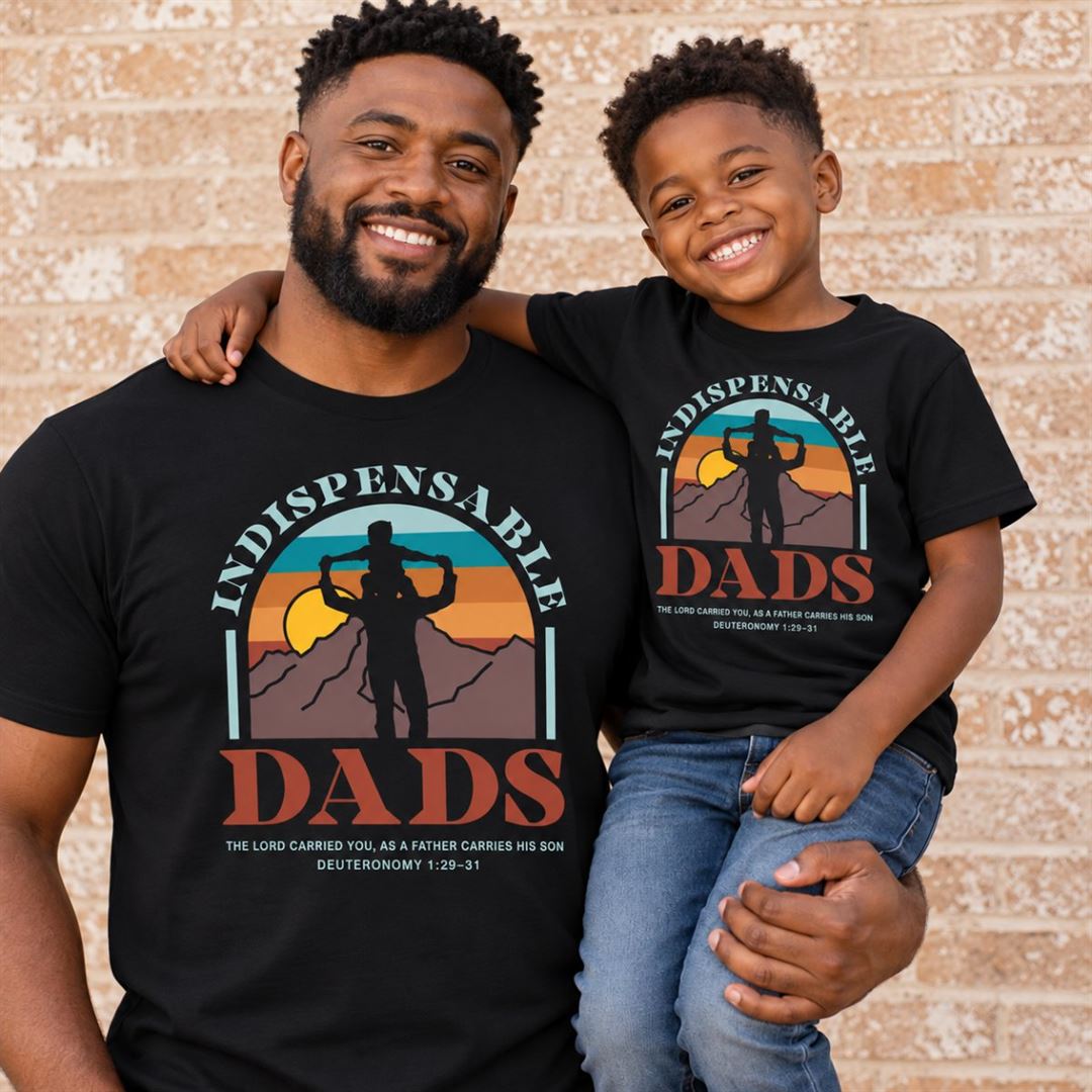 Indispensable Dads Tee Black
