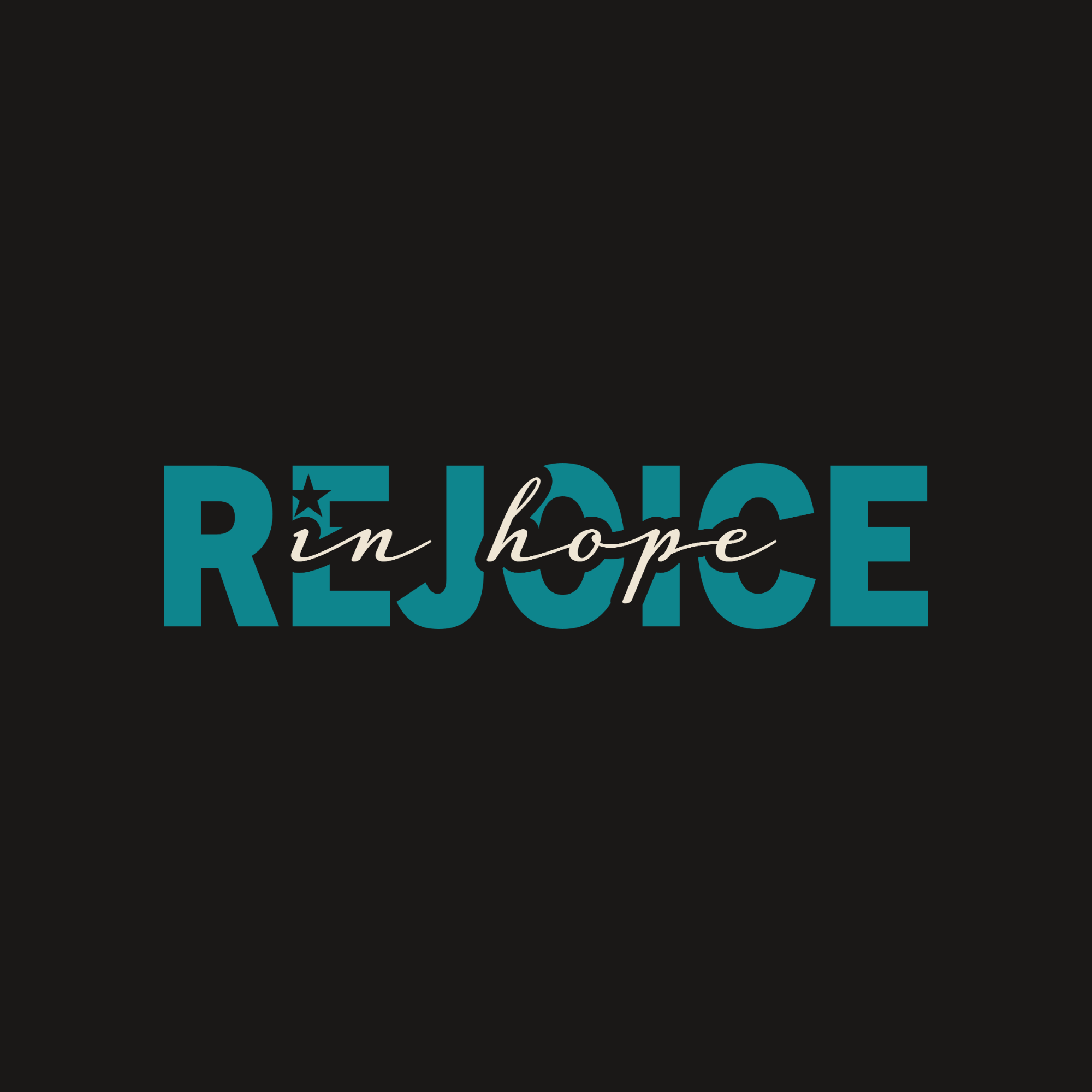 Rejoice in Hope design