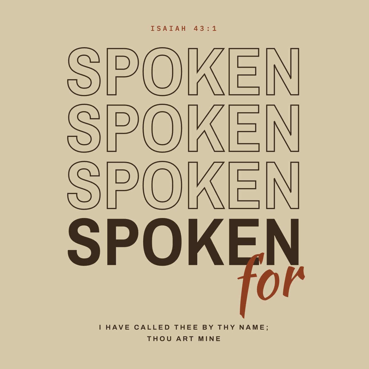 Spoken For design